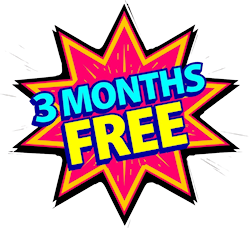 3 Months Free